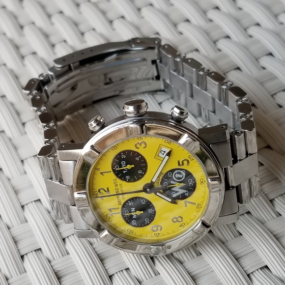 RAYMOND WEIL W1 Chronograph Date Yellow Dial watch